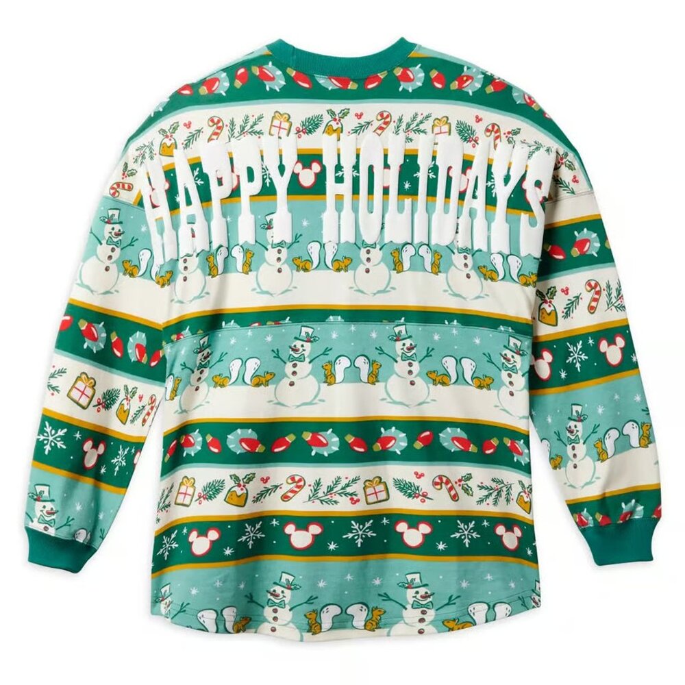 Disney Parks XL Christmas Happy Holidays Mickey Mouse Spirit Jersey Adult NWT